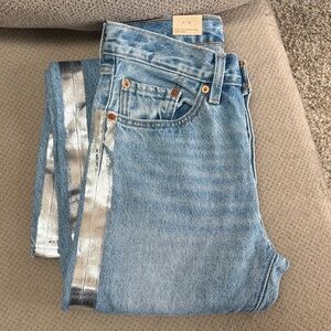 Levi's Denim Jeans with Metallic Accents